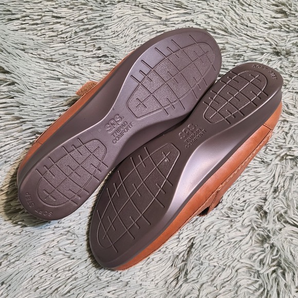 SAS Roamer Tripad Comfort Mary Jane ‎ Leather Loafers Shoes Women's 8.5 N EUC - Picture 7 of 8